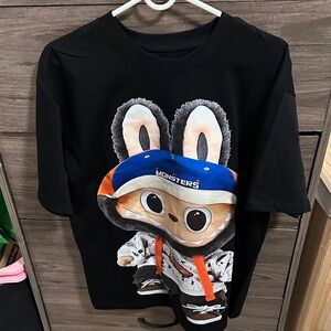 Black labubu T-Shirt size L